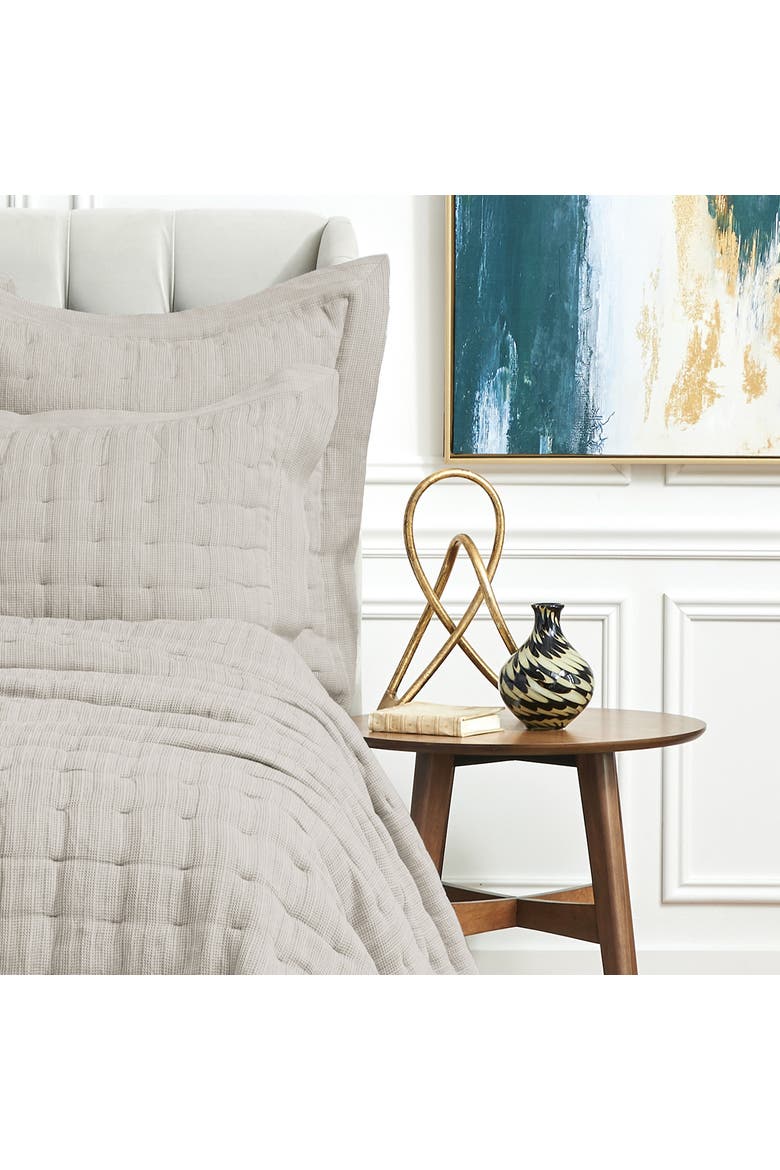 20" x 26" Danette Shale Decorative Bedding Premium Cotton Rectangle Standard Sham, Alternate, color, Grey