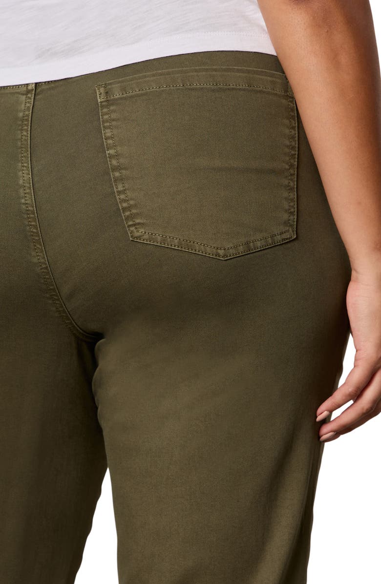 Sanctuary Retreat Mid Rise Crop Straight Leg Utility Pants, Alternate, color, Burnt Olive Green