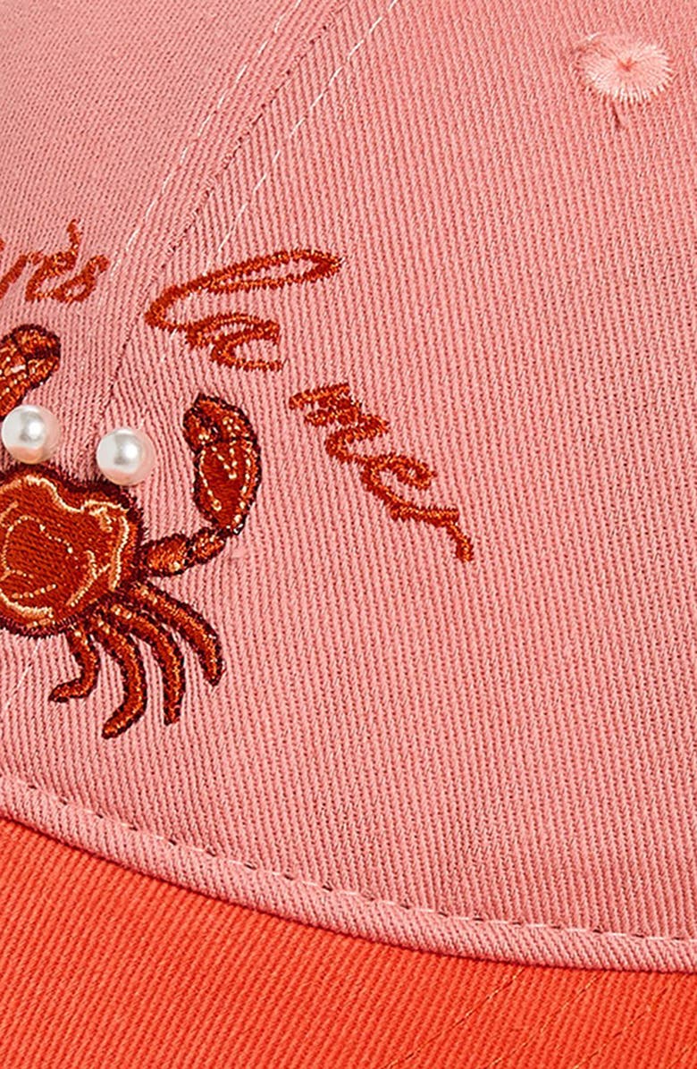 Treasure & Bond Embroidered Baseball Cap, Alternate, color, Red Apres La Mer
