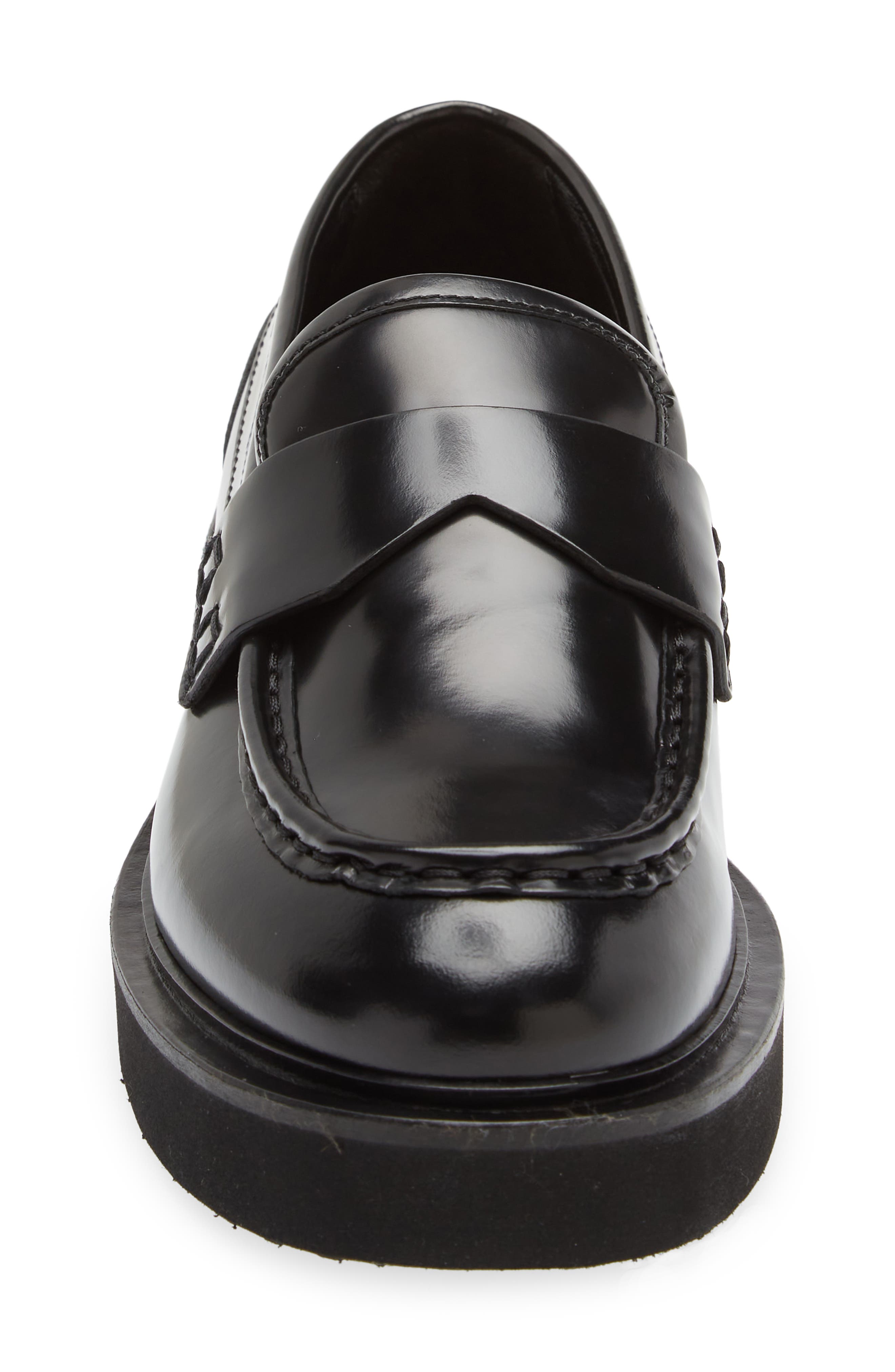 Maura Abrasivato Loafer, Alternate, color, BLACK