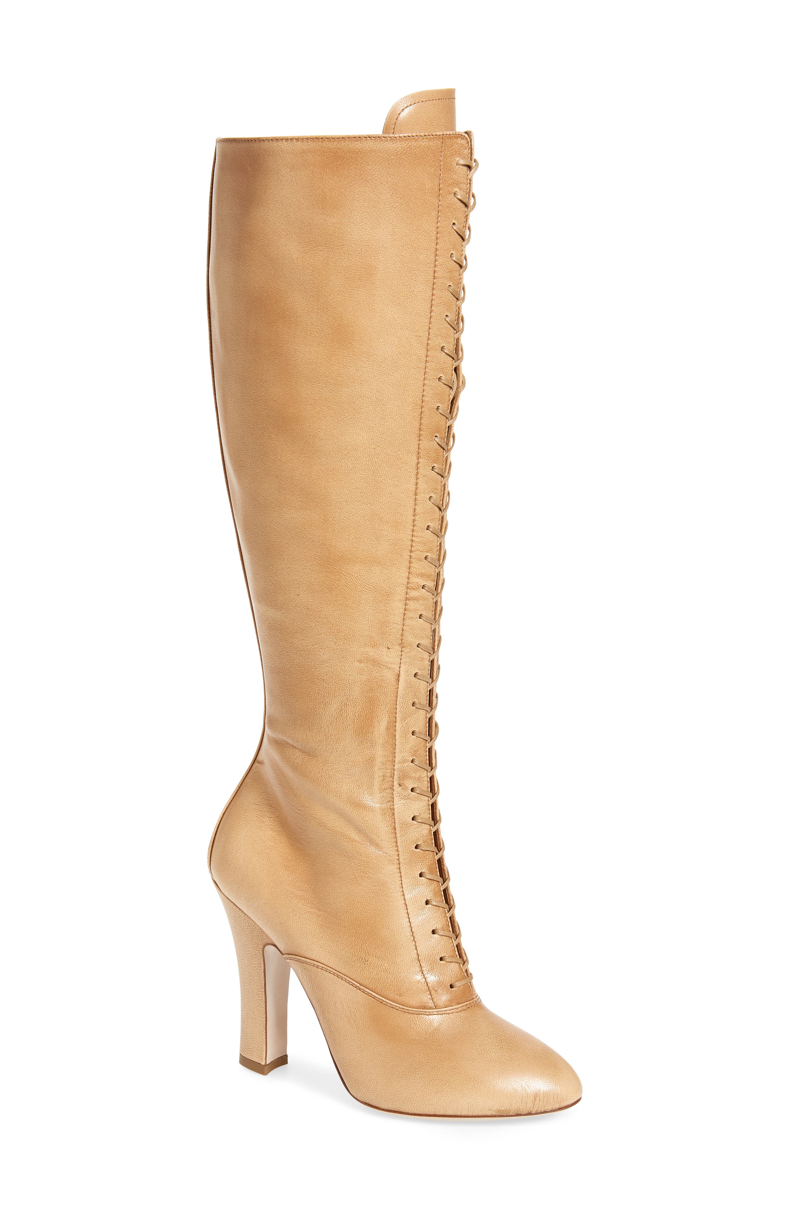 Miu Miu Knee High Boot, Main, color, 