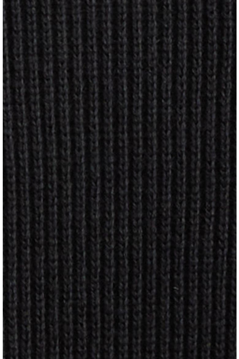 Rib Organic Cotton Sweater, Alternate, color, V0029 BLACK