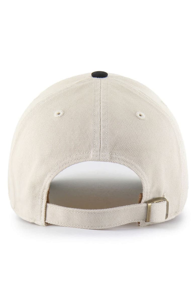 '47 Men's '47 Cream/Black Las Vegas Raiders Fairfield MVP Throwback Adjustable Hat, Alternate, color, Cream