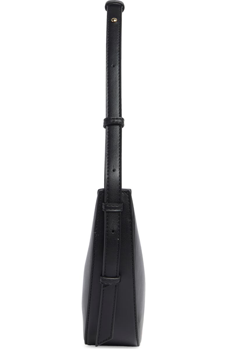 URBAN EXPRESSIONS HANDBAGS Crescent Shaped Shoulder Bag, Alternate, color, Black