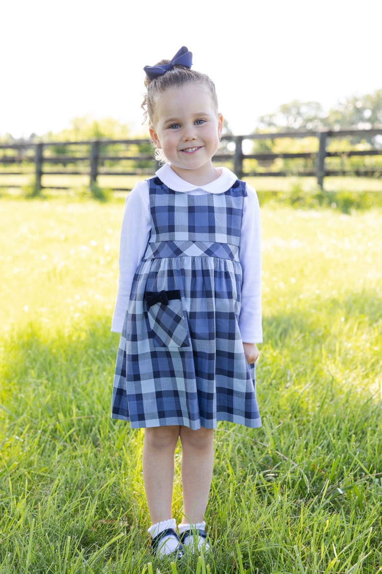Plaid Jumper with Pocket, Alternate, color, Blue & Navy Plaid