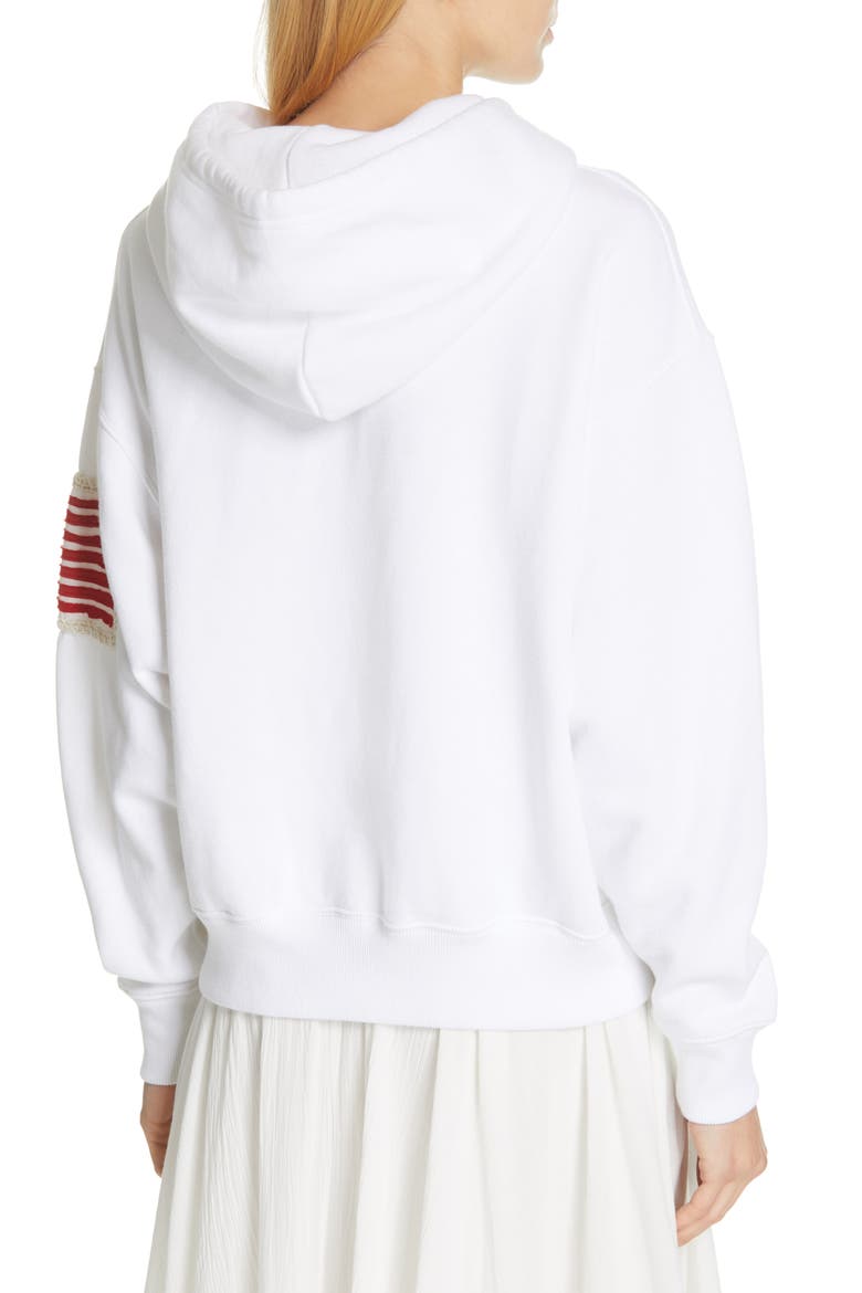 Hoodie, Alternate, color, WHITE