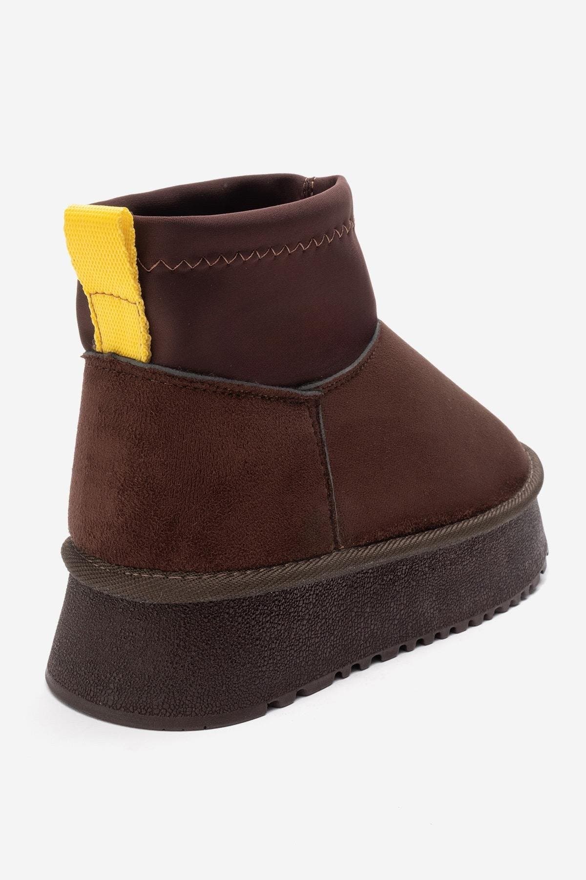 Prologue Shoes Ovar Platform Boot, Alternate, color, Brown Suede