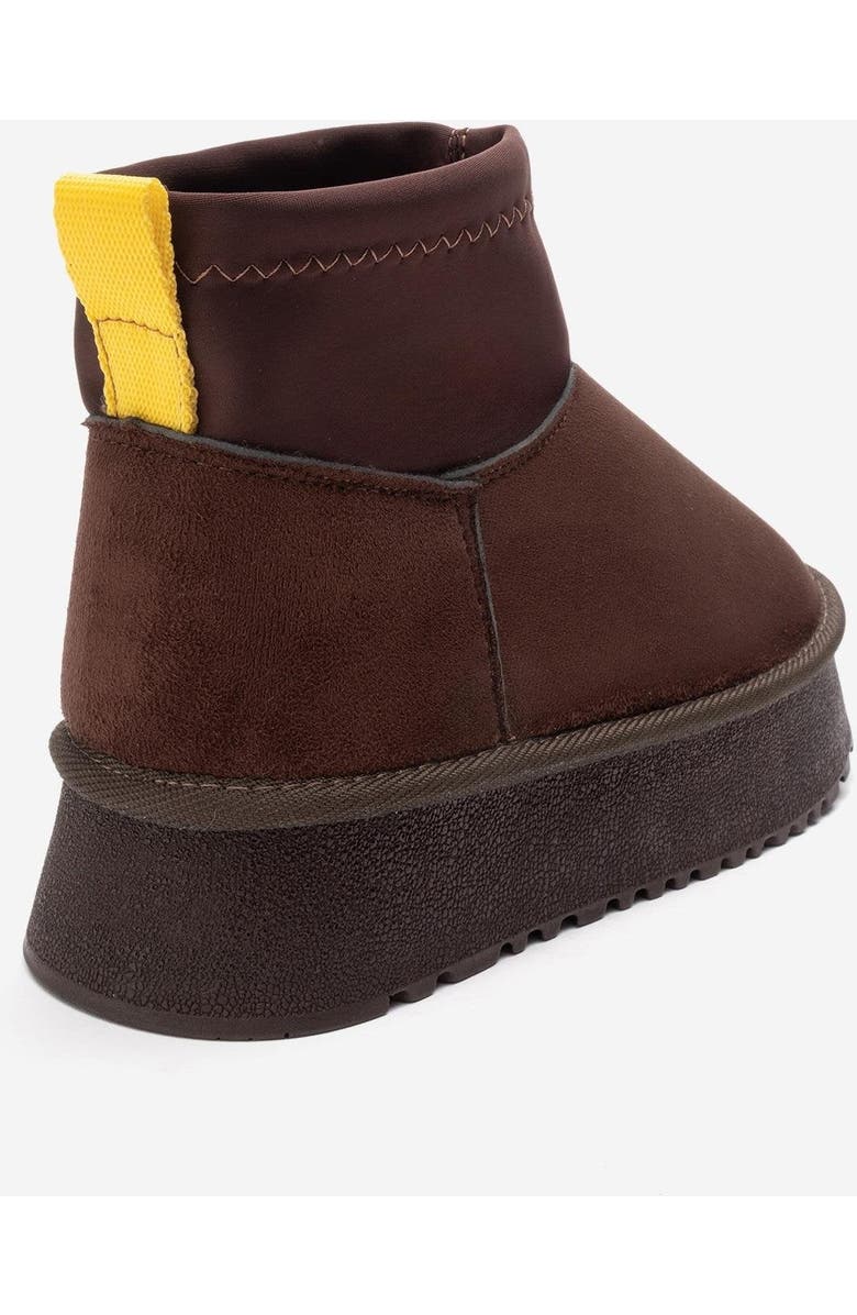 Prologue Shoes Ovar Platform Boot, Alternate, color, Brown Suede