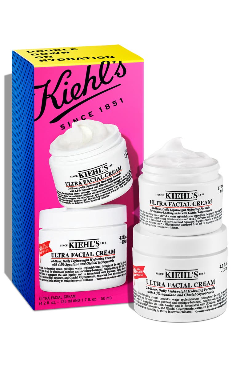 Kiehl's Since 1851 Ultra Facial Cream Home & Away Duo $106 Value, Main, color,