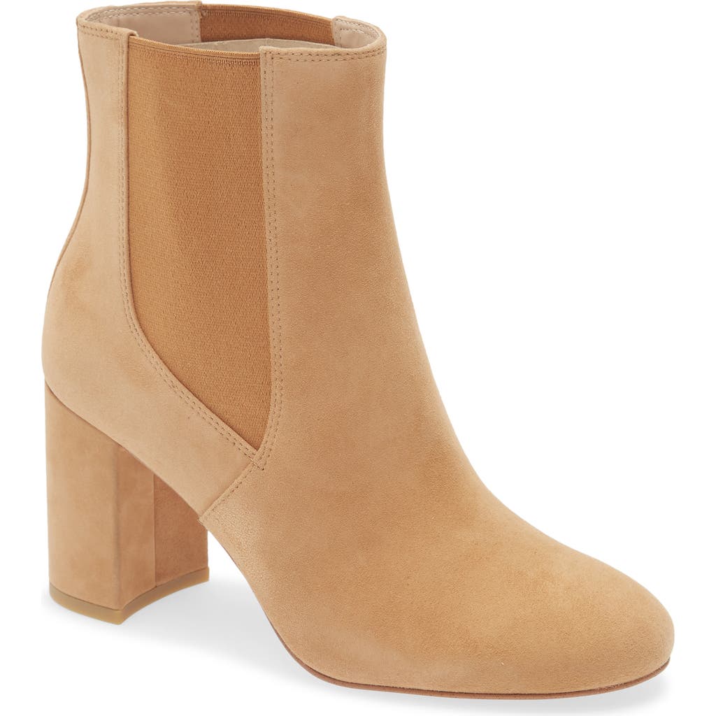 Stuart Weitzman Celina Chelsea Bootie 85 In Brown