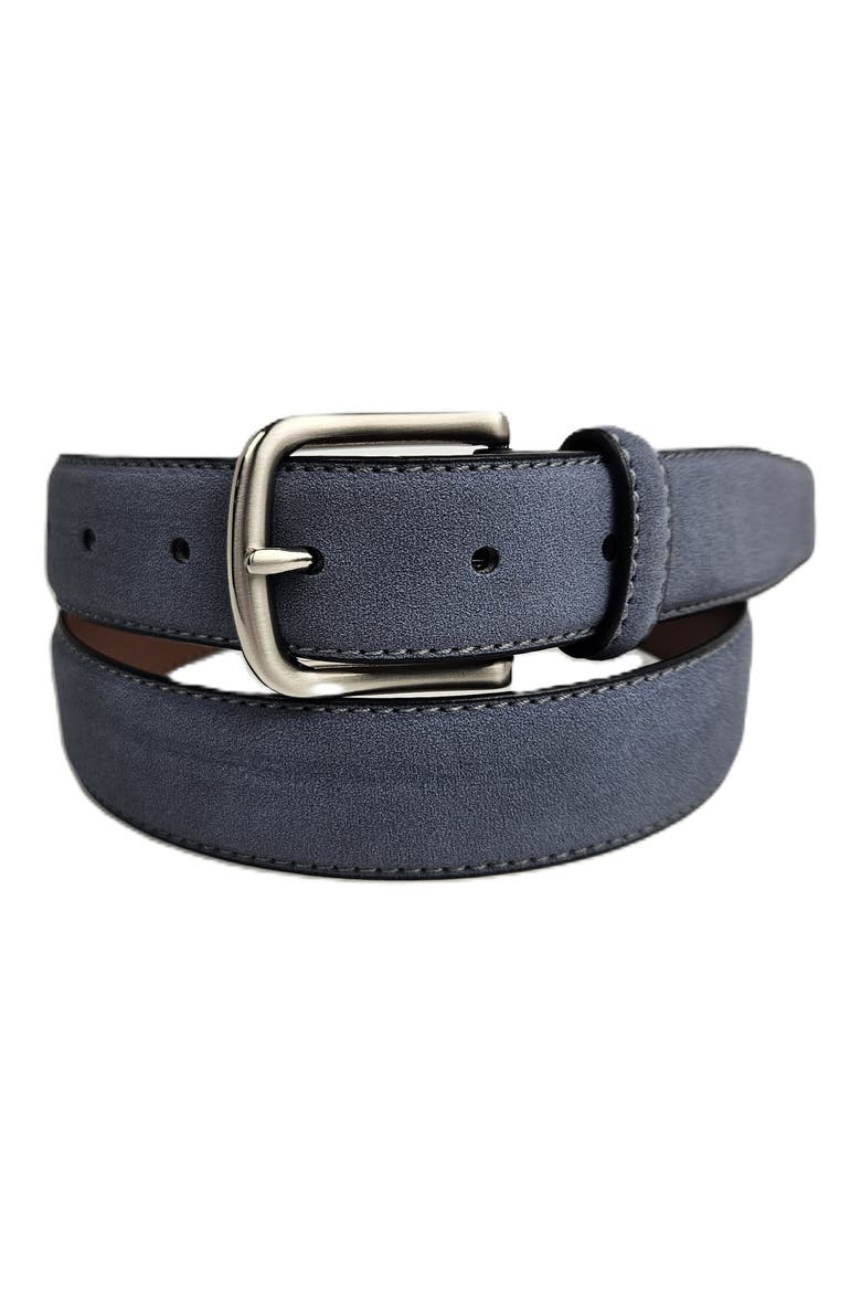 Ultra Suede Belt, Main, color, MEDIUM BLUE