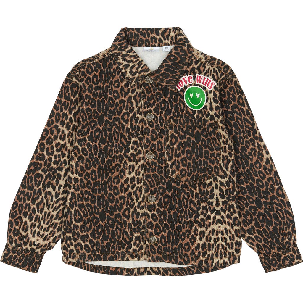 THE NEW Kids' Panya Denim Overshirt in Feather Gray  product