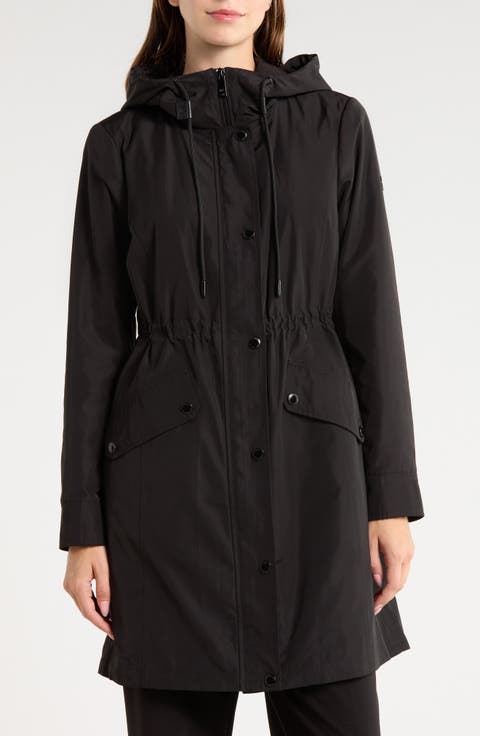 Hooded A-Line Coat