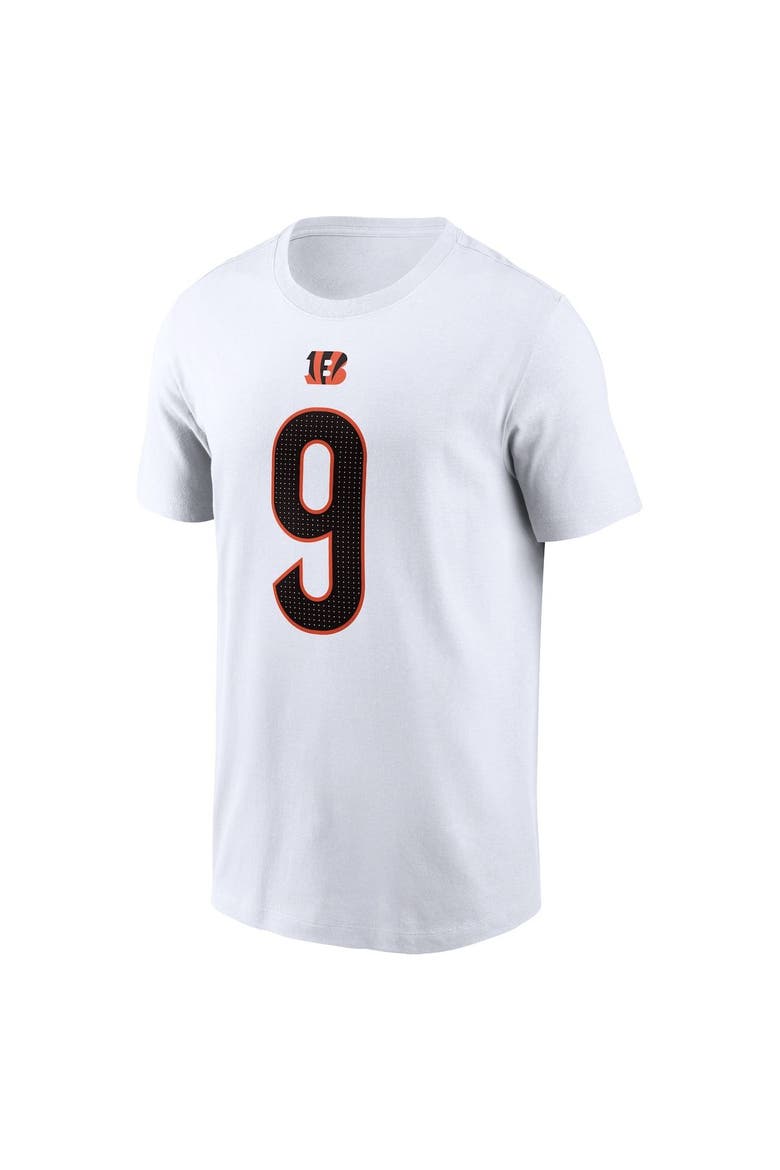 Men's Nike Joe Burrow  White Cincinnati Bengals  Player Name & Number T-Shirt, Alternate, color, White