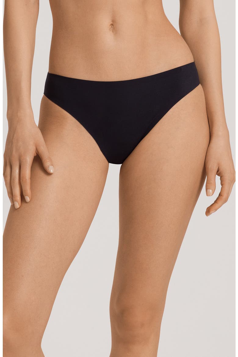Invisible Touch High Cut Bikini, Main, color, BLACK