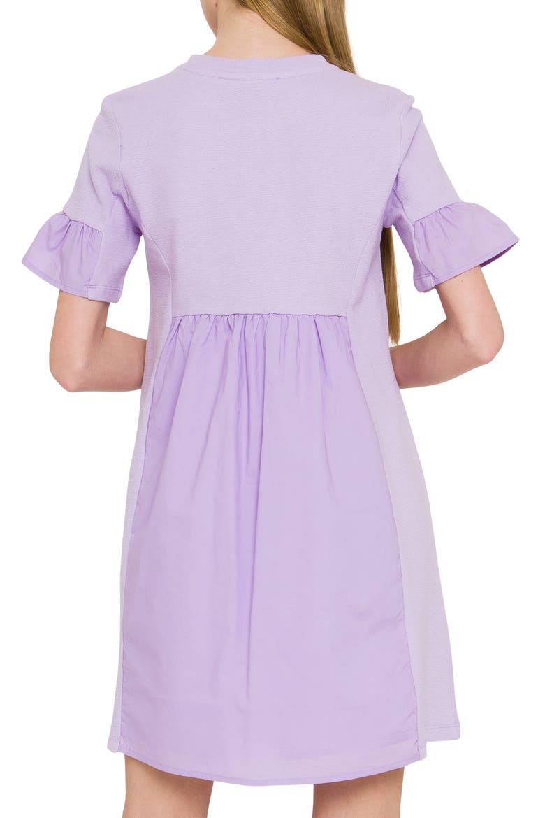Solid Minidress, Alternate, color, LILAC