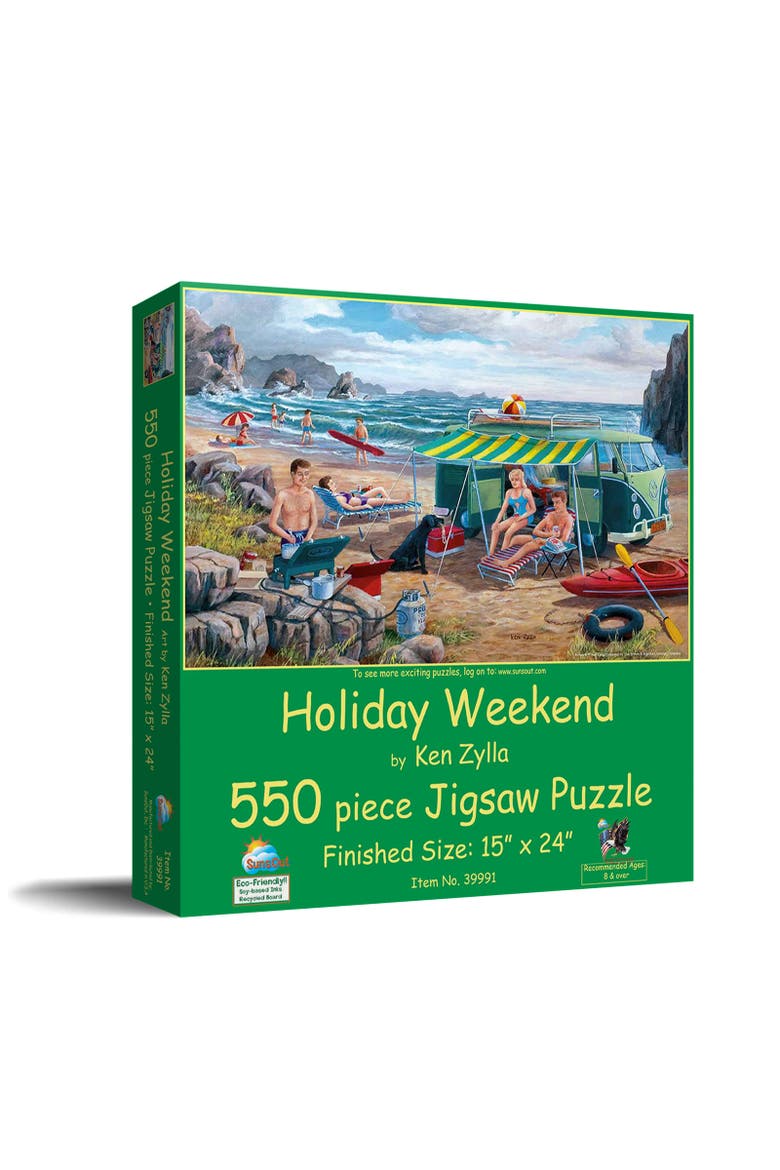 Holiday Weekend 550 piece Jigsaw Puzzle for Adults, Main, color, Multicolor