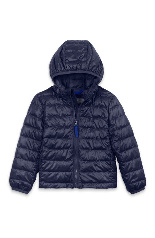 Primary Kids Lightweight Puffer Jacket In Blue