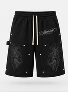 RETROVERT Flame Skull Shorts