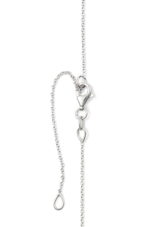 Bony Levy Diamond Pavé Initial Pendant Necklace In 18k White Gold - H