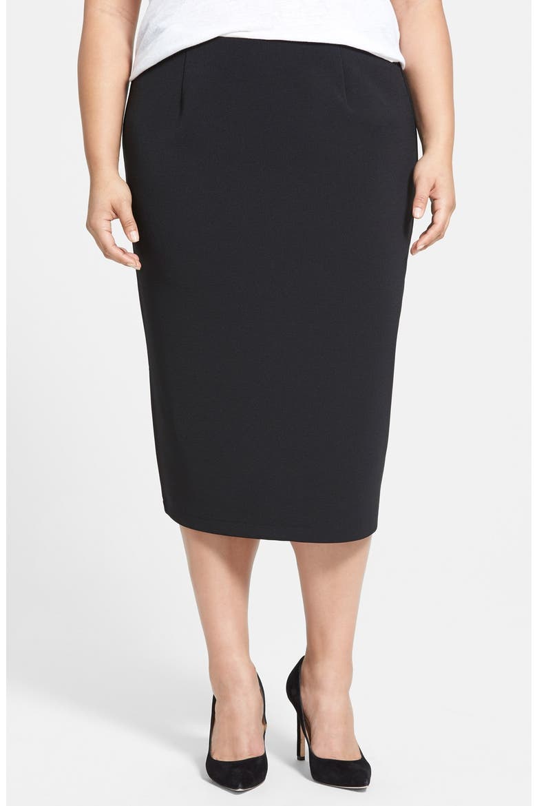 Mini Ottoman Tube Skirt, Main, color, BLACK