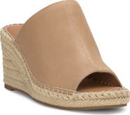 Lucky Brand Cabriah Espadrille Platform Wedge Slide Sandal