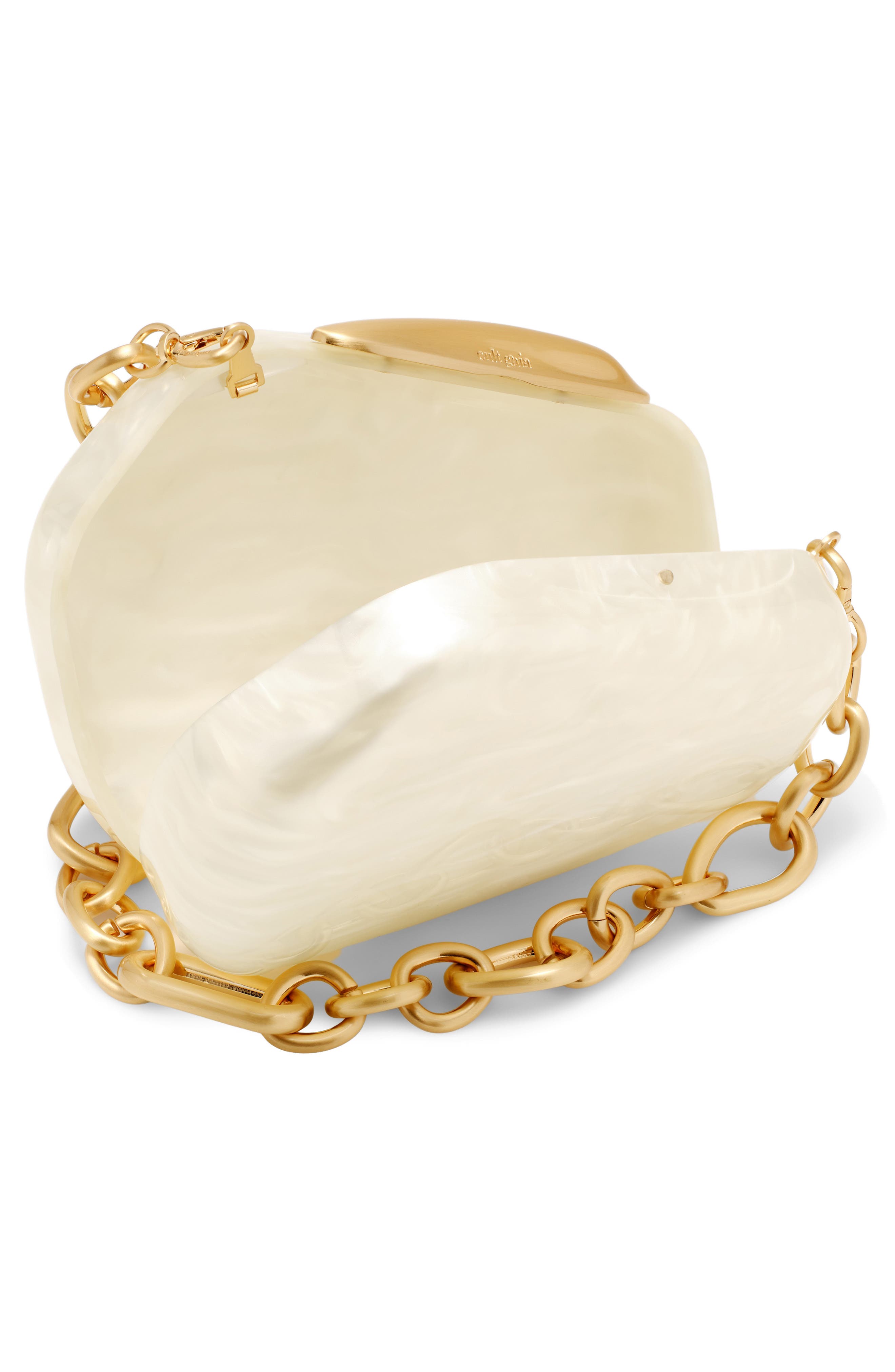 Althea Clutch, Alternate, color, IVORY