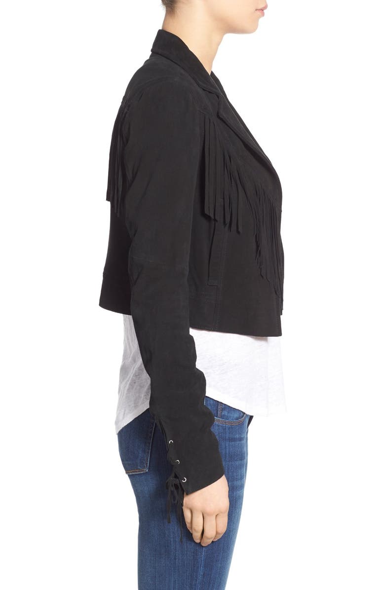 PAIGE 'Darlene' Suede Jacket, Alternate, color,