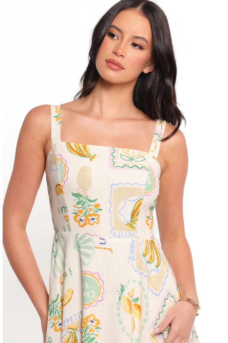 Willow Print A-Line Minidress, Alternate, color, EDAN