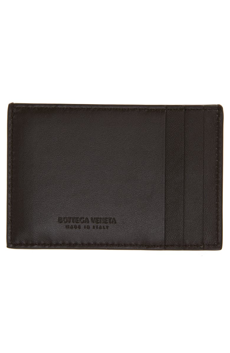 Bottega Veneta Intrecciato Leather Card Case, Alternate, color, 