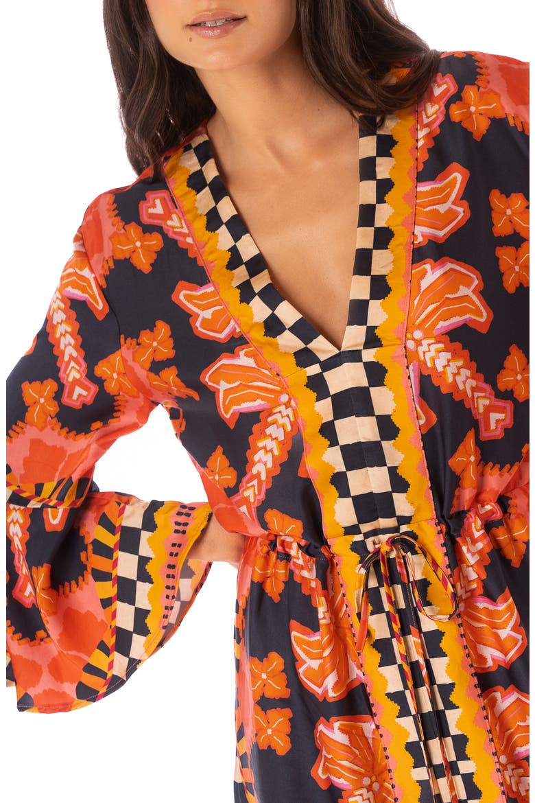Racing Palms Joypop Cover-Up Dress, Alternate, color, OPEN ORANGE