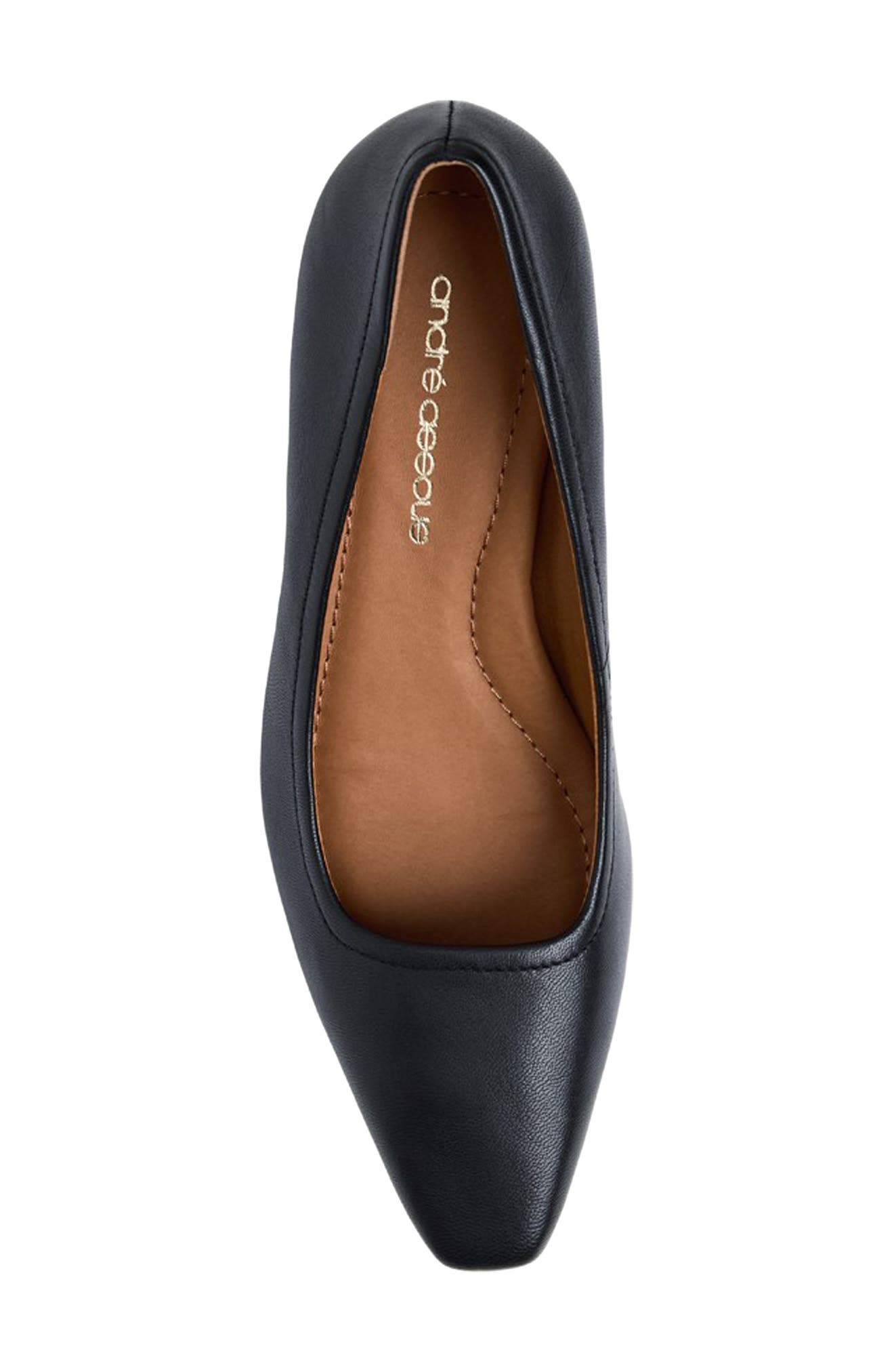 André Assous Amelia Block Heel Pump, Alternate, color, Black