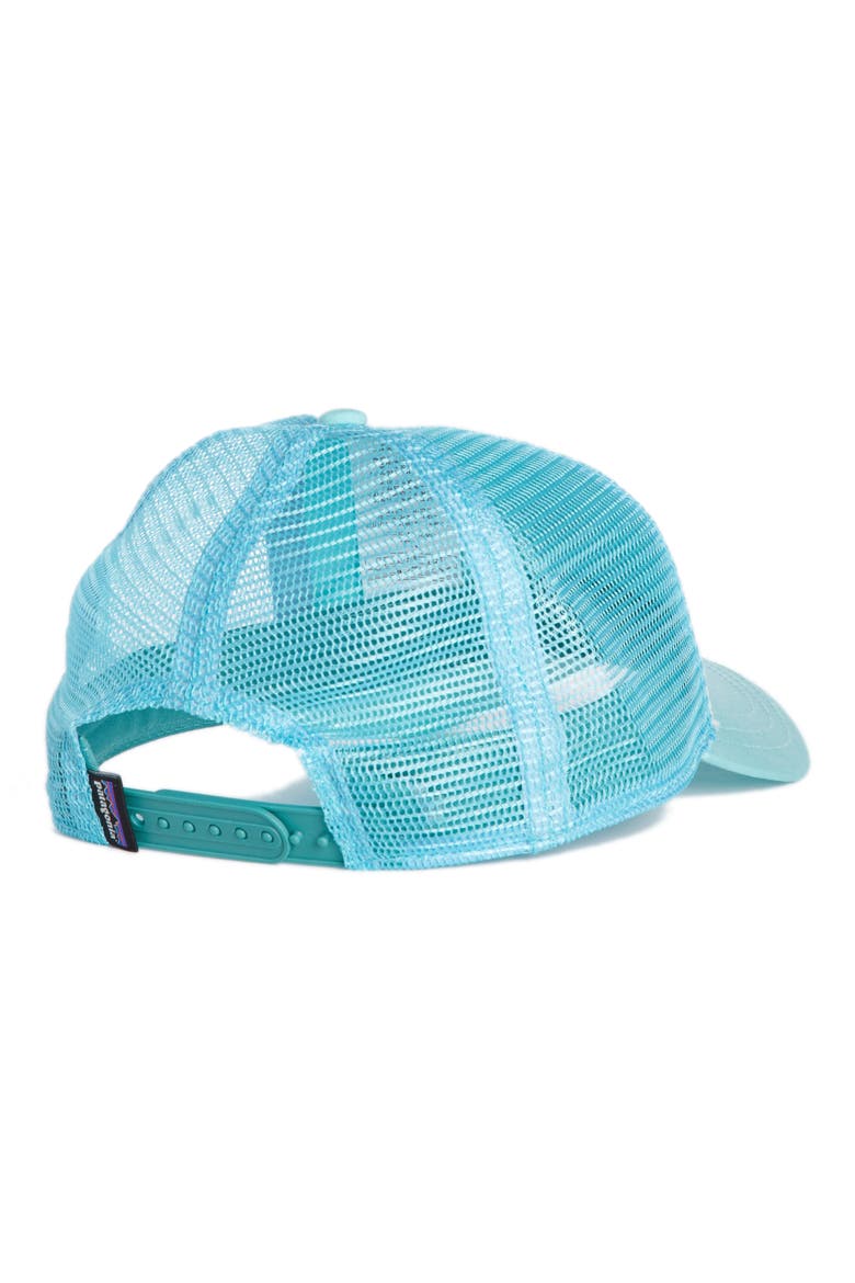 Fitz Roy Bear Trucker Hat, Alternate, color, WHITE W/ BEND BLUE