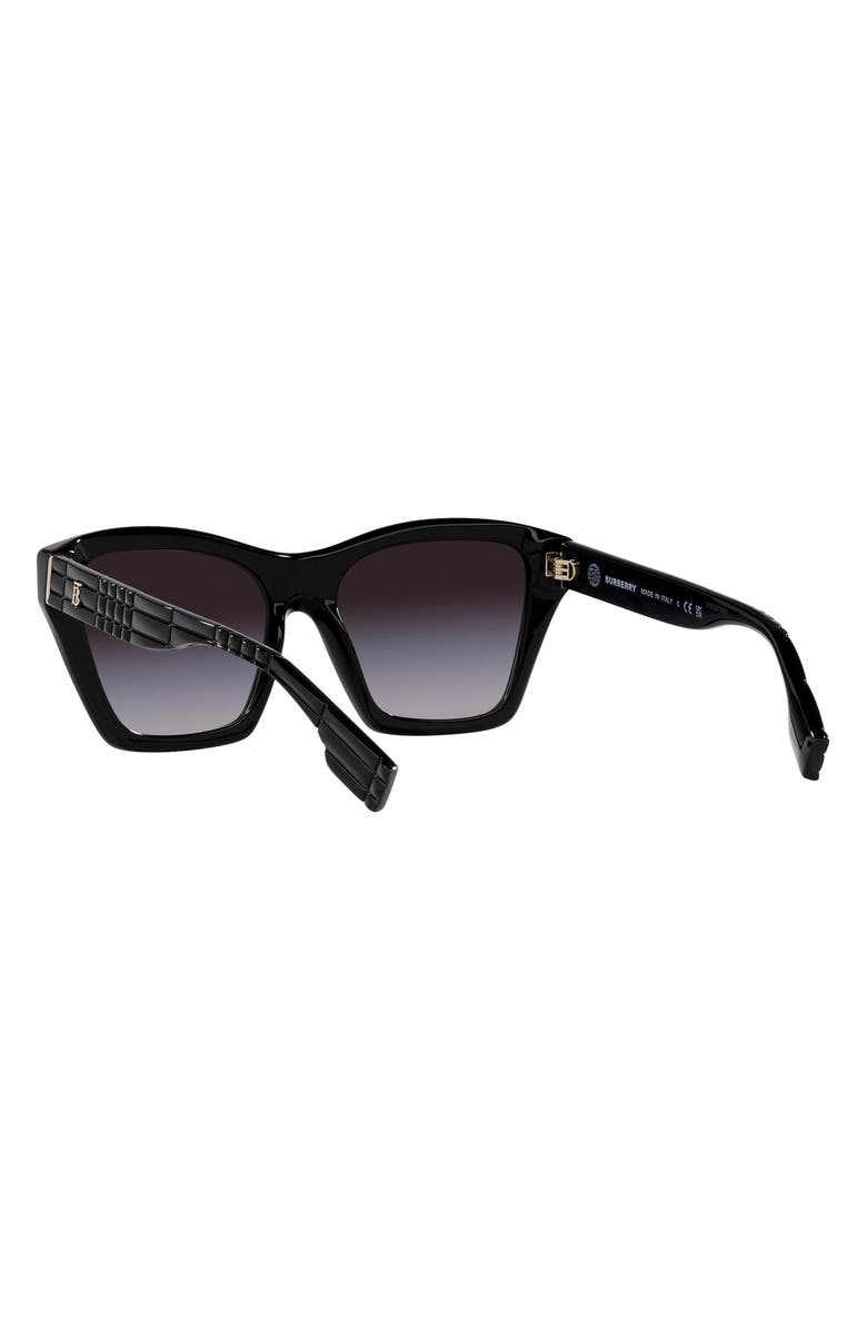 Burberry Arden 54mm Gradient Square Sunglasses, Alternate, color,