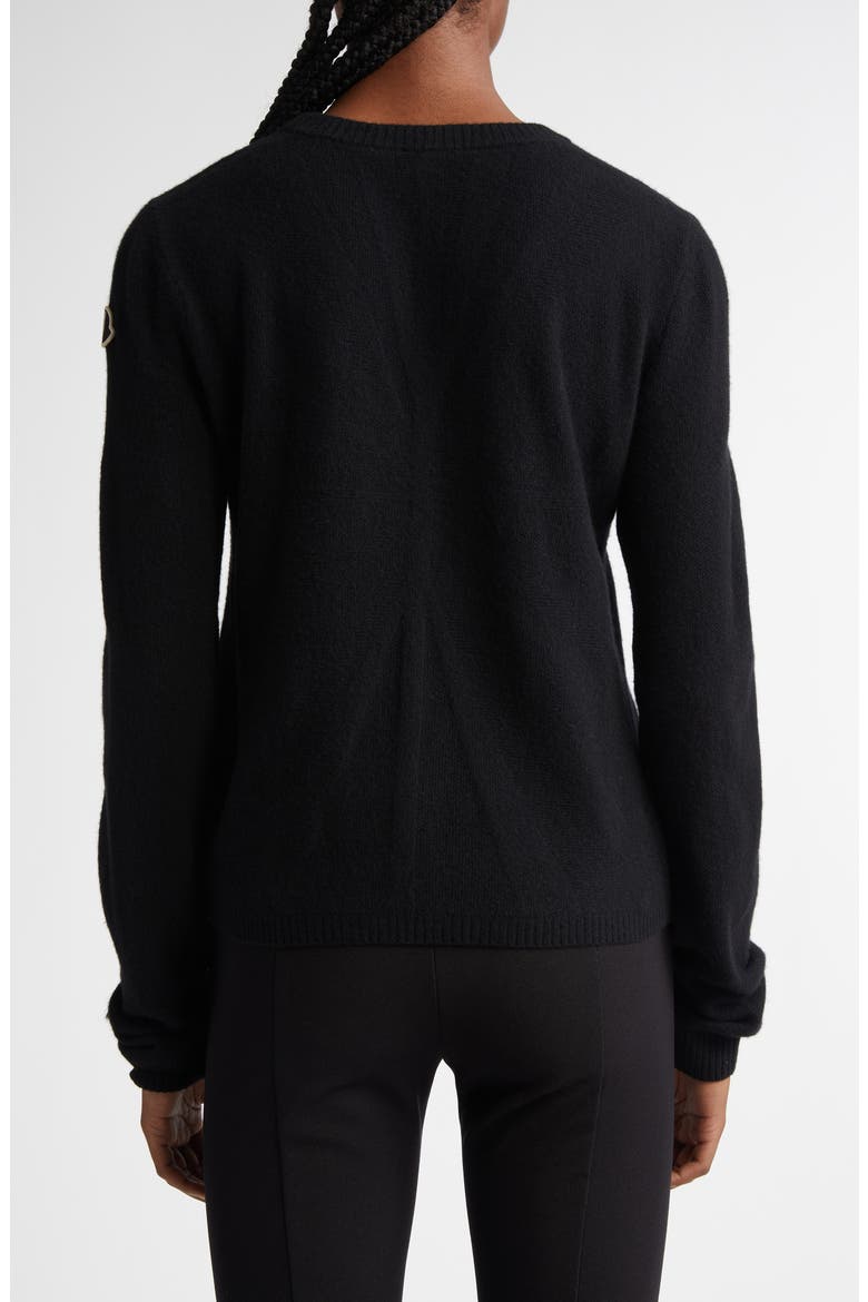 x Rick Owens Wool & Cashmere Crewneck Sweater, Alternate, color, 999-BLACK