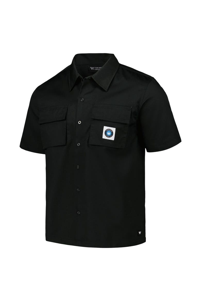 Men's The Wild Collective Black Charlotte FC Utility Button-Up Shirt, Alternate, color, Black