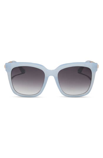 Diff 54mm Square Sunglasses In Blue