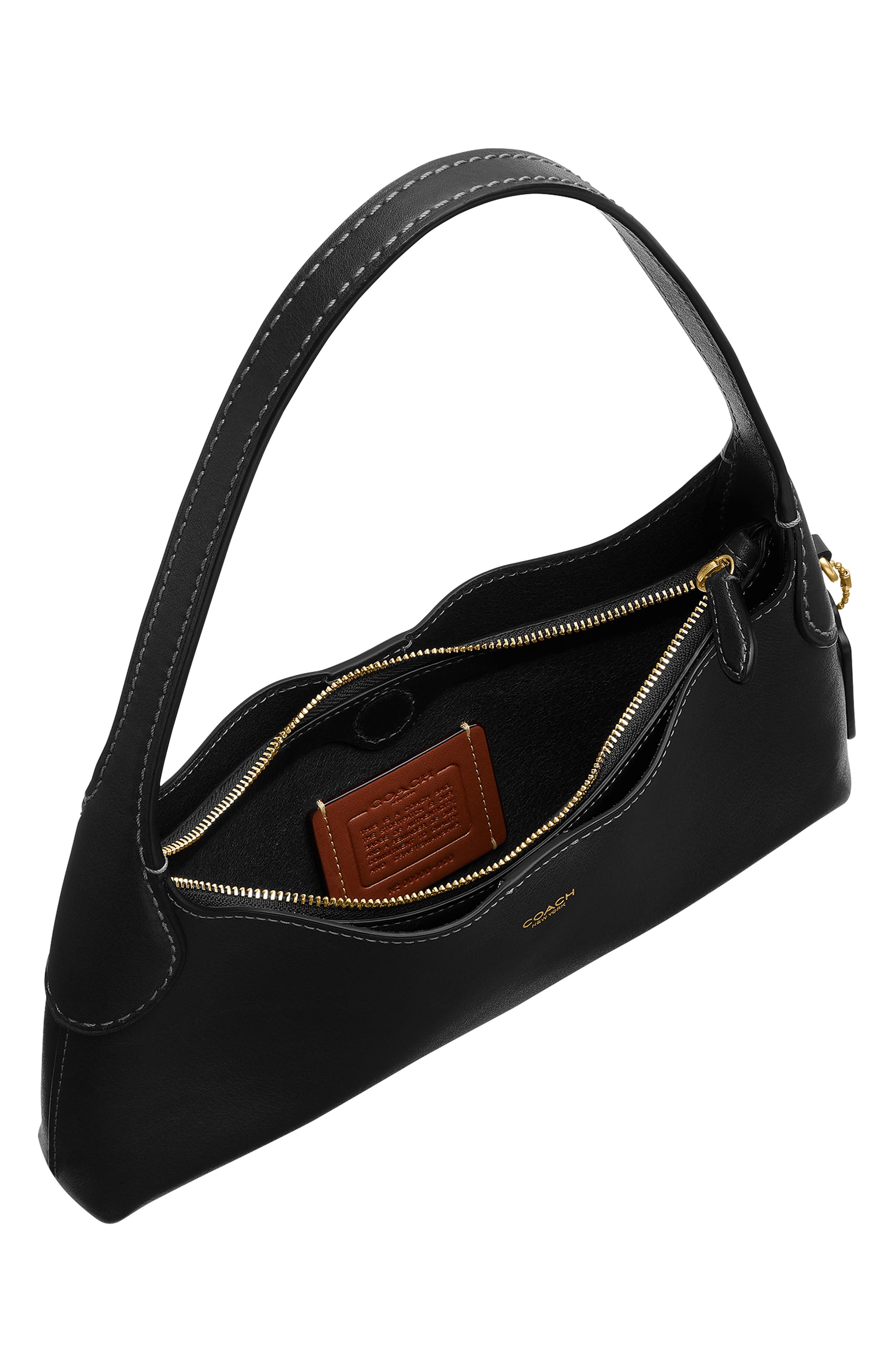 Brooklyn 26 Leather Shoulder Bag, Alternate, color, B4/ BLACK