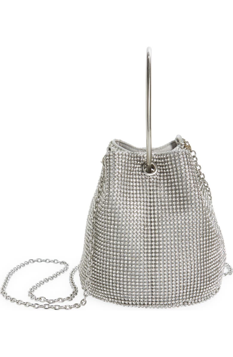 Whiting & Davis Luna Mesh Bracelet Bucket Bag, Alternate, color,