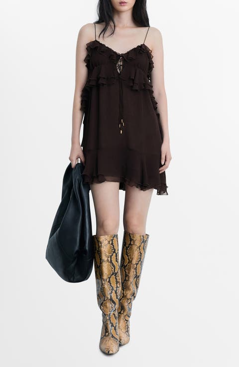 Garfi Ruffle Minidress