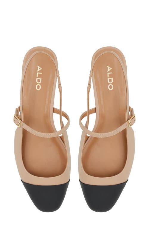ALDO ALDO SADEY SLINGBACK MARY JANE CAP TOE FLAT 