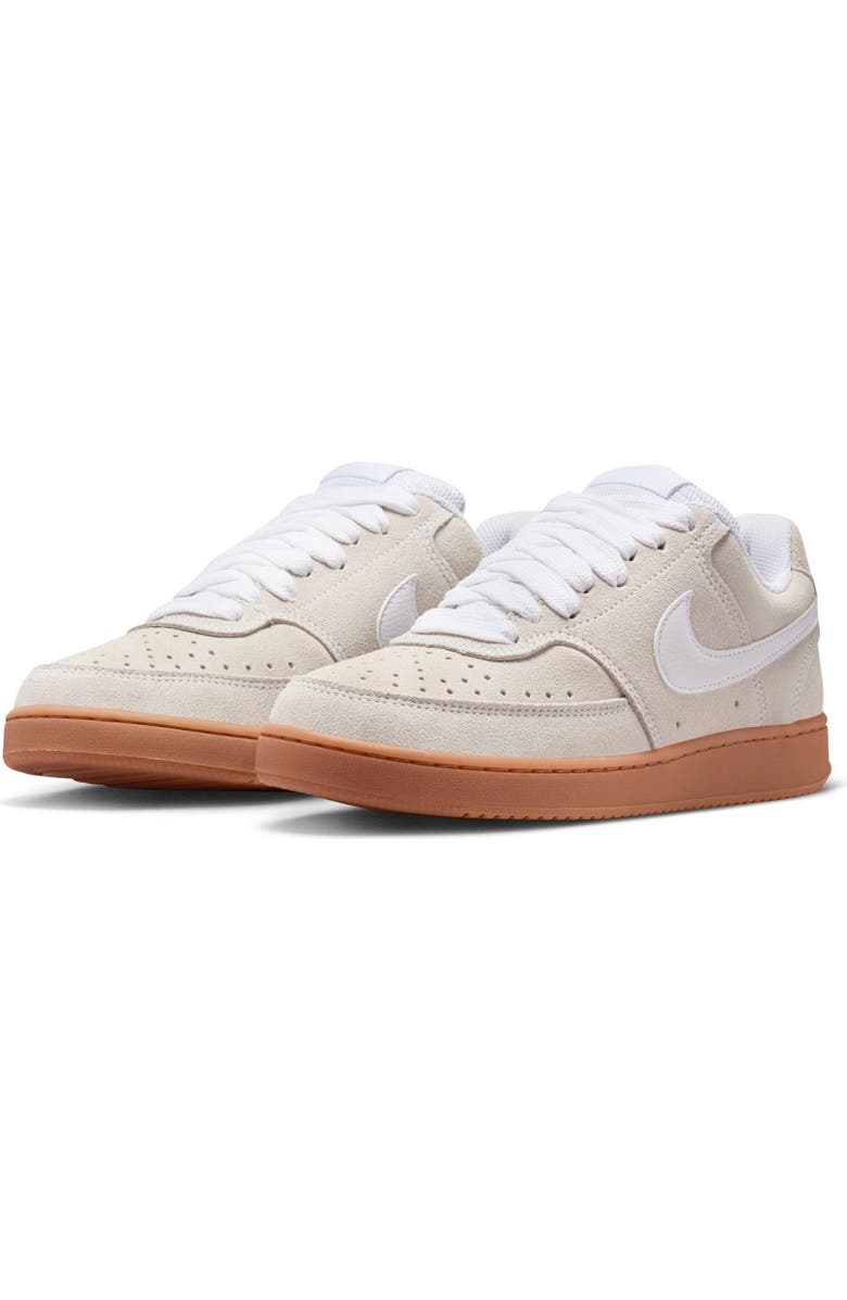 Nike Court Vision Low Sneaker, Main, color, White/ Black/ Brown