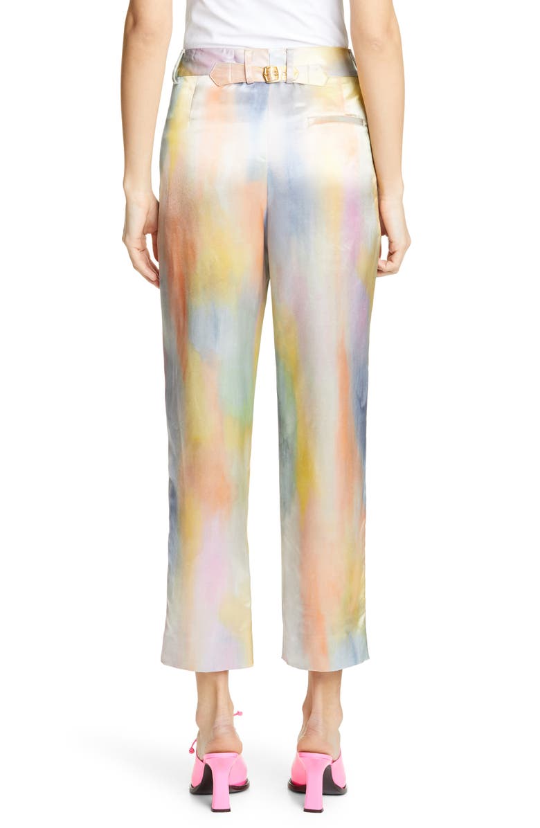 Sies Marjan Tie Dye Satin Pants, Alternate, color, 