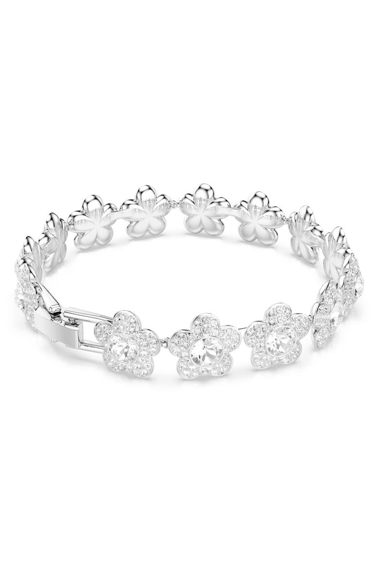 x Ariana Grande Crystal Bracelet, Alternate, color, SILVER/ WHITE