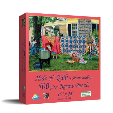 Hide N Quilt 550 piece Jigsaw Puzzle for Adults
