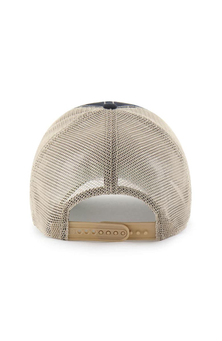 '47 Men's '47  Black Philadelphia Eagles Wabash Trucker Clean Up Adjustable Hat, Alternate, color, 