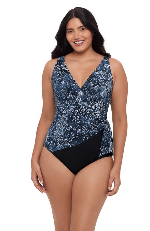 Vera Side-Tie One-Piece Control Swimsuit