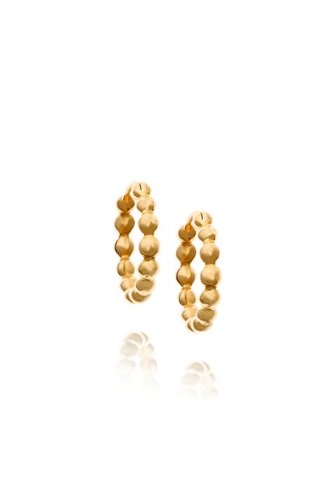 Demetra Gold Hoop Earrings