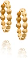 Christina Alexiou Demetra Gold Hoop Earrings