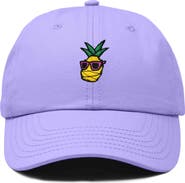 Dalix Pineapple Embroidered Dad Hat